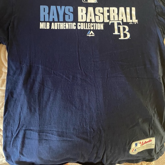 Rays Baseball Authentic MLB T Shirt - Picture 2 of 3